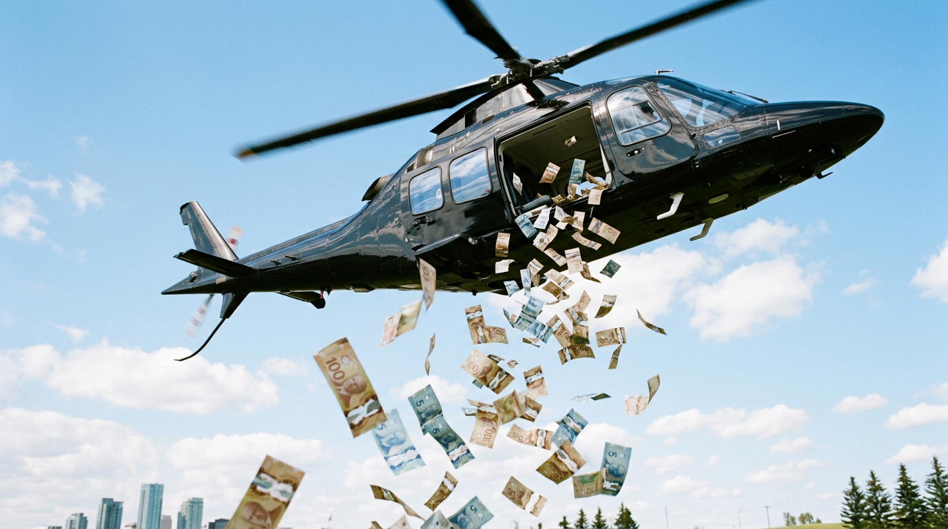 Helicopter funeral tribute Toronto